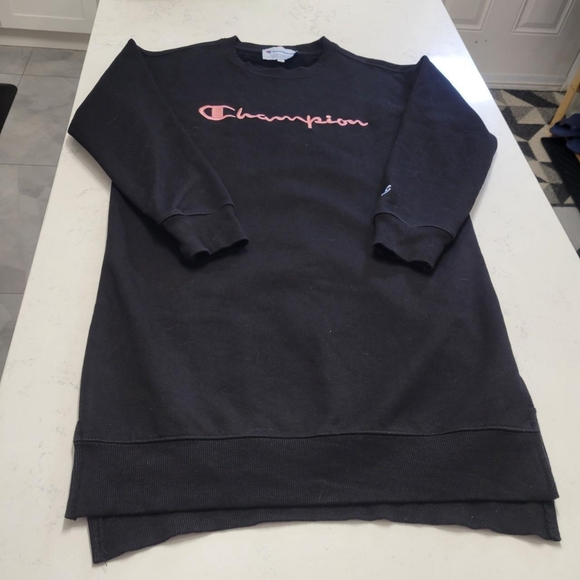 Champion long fleece lined sweat shirt / dress - Picture 1 of 7